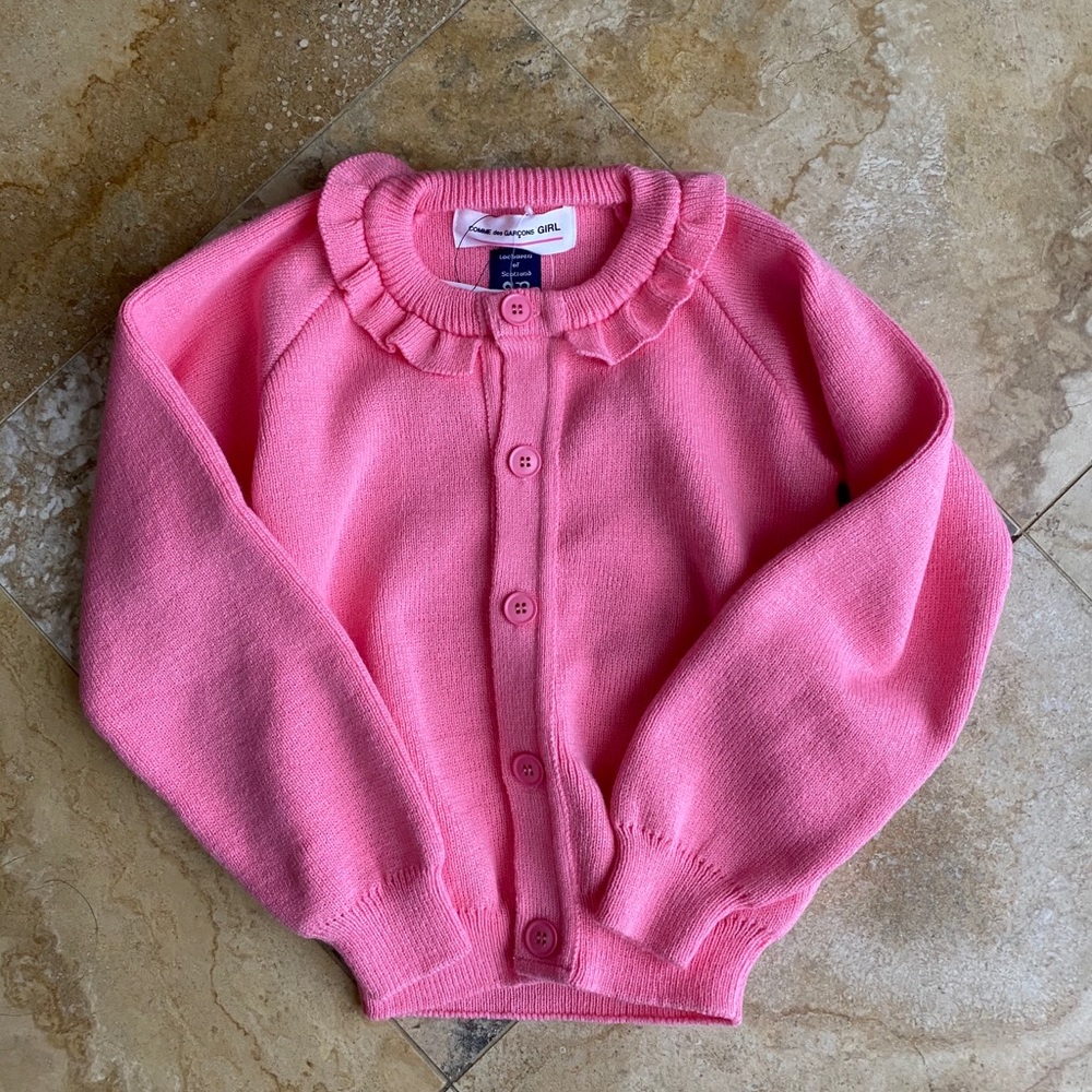 Comma De Garçons Girls lochaven Scotland cardigan